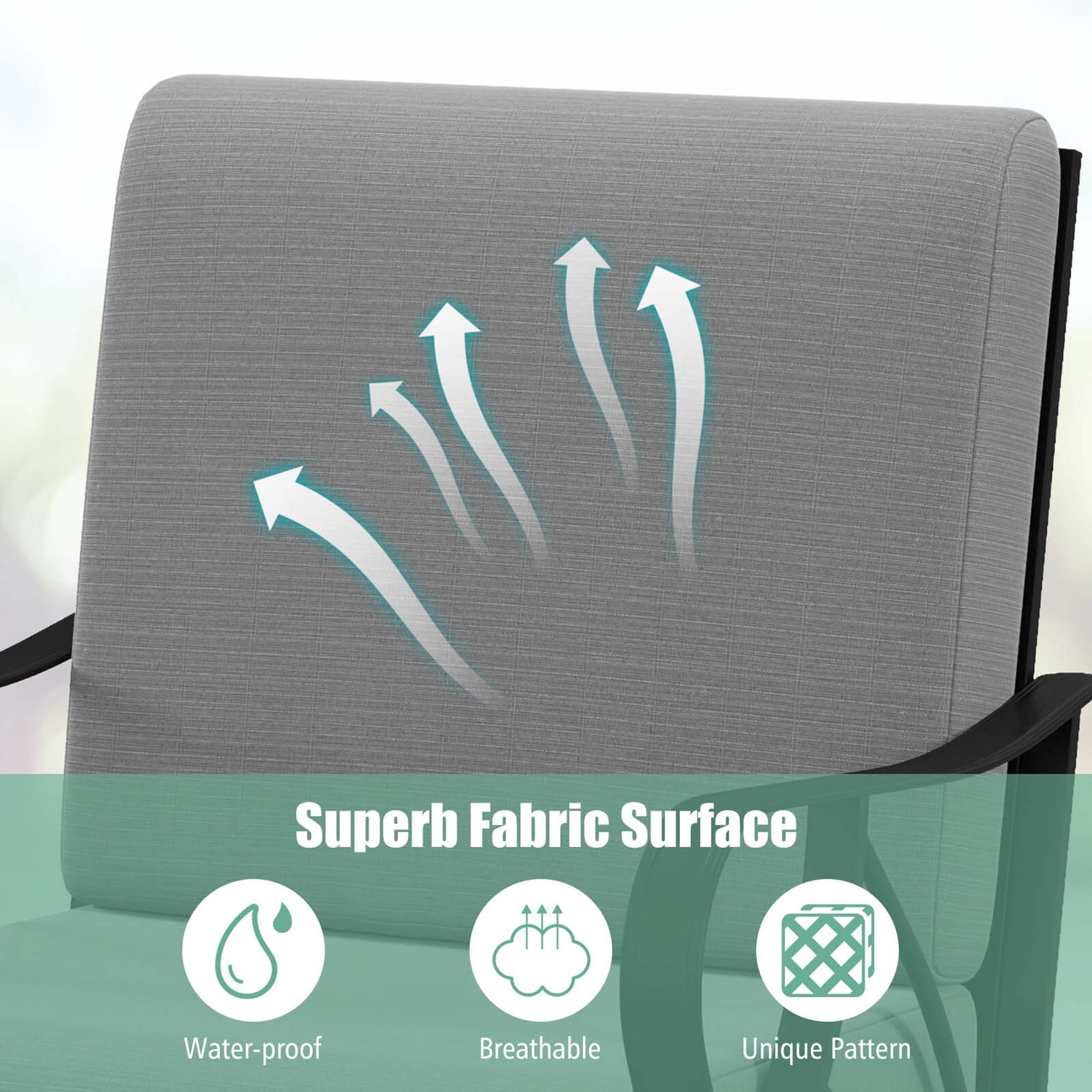 Superb Fabric Surface Water-proof Breathable Unique Pattern