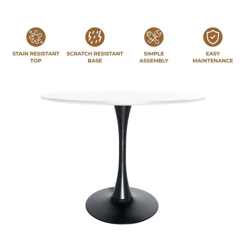 - STAIN RESISTANT TOP
- SCRATCH RESISTANT BASE
- SIMPLE ASSEMBLY
- EASY MAINTENANCE