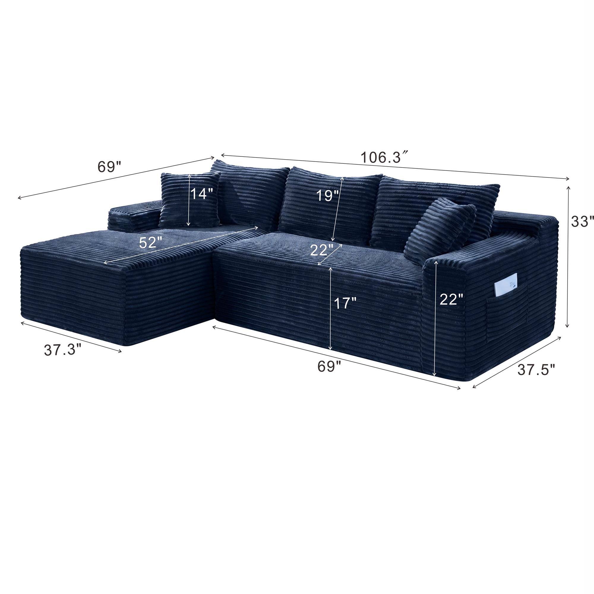 69"
106.3"
14"
19"
52"
22"
33"
17"
22"
37.3"
69"
37.5"