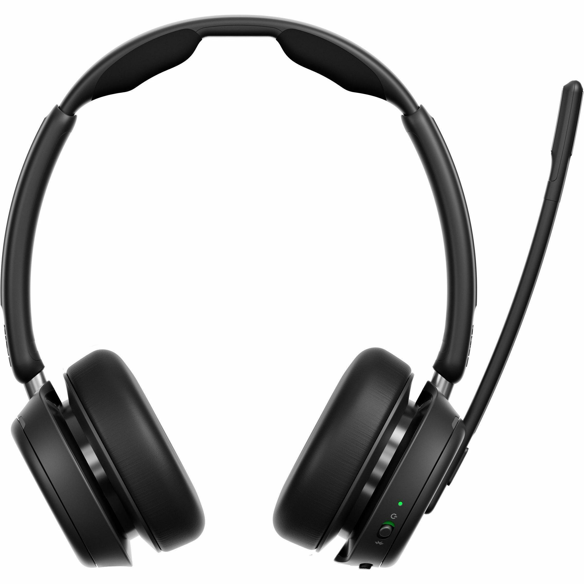 Alt View 4. EPOS - EPOS IMPACT 1060T Double-side Bluetooth Headset 1001138 - Black.