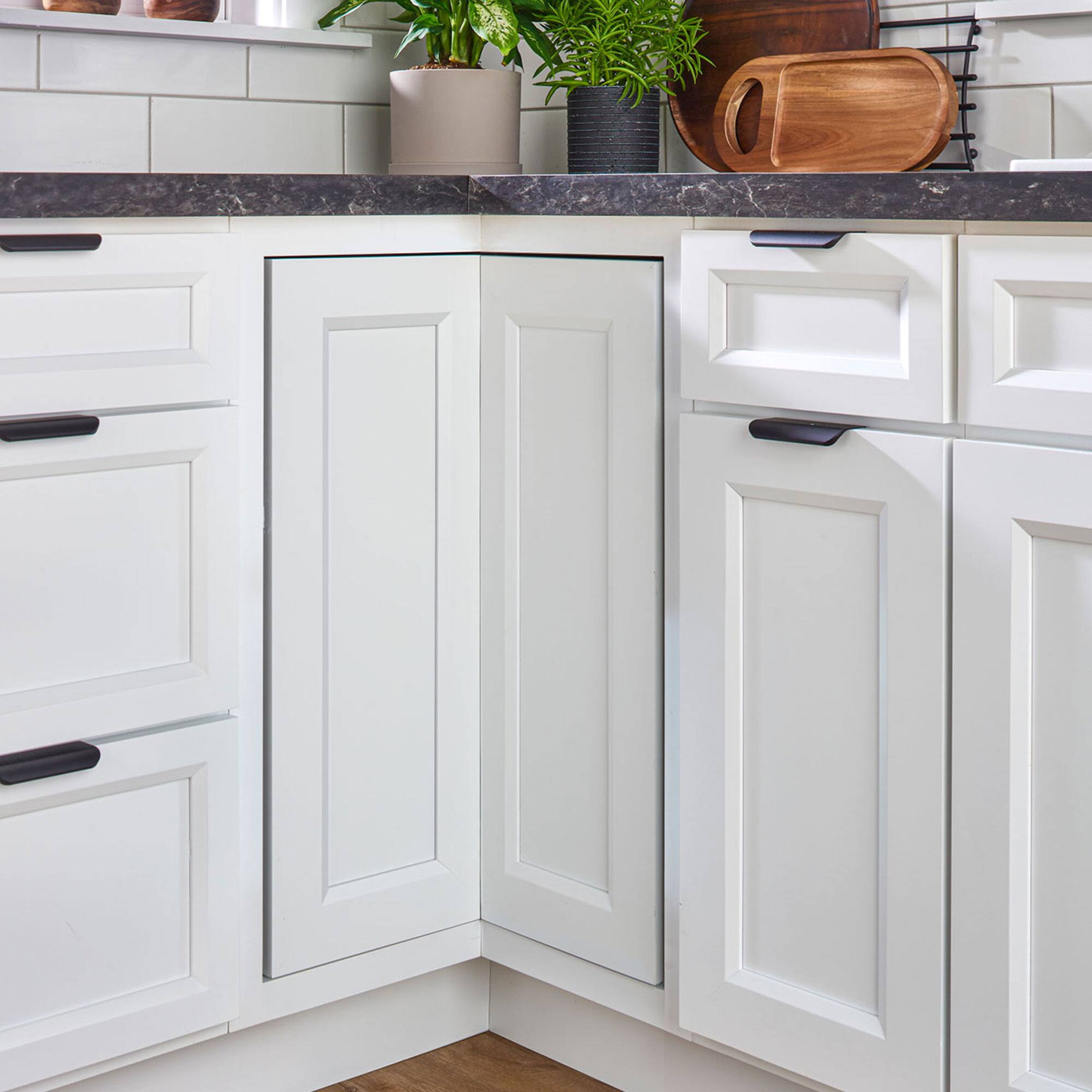 Alt View 7. Rev-A-Shelf - Rev-A-Shelf 28'' Lazy Susan Pie-Cut Polymer Two-Shelf, Almond, LD-2942-28-15-1 - Almond.