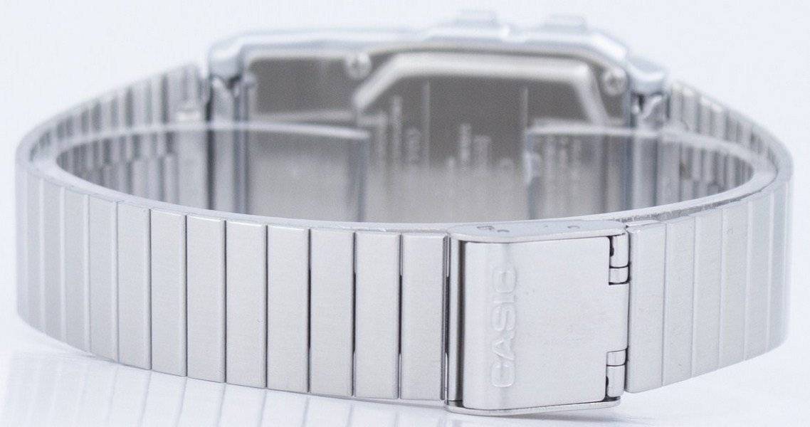 Alt View 2. Casio - Casio Men’s Silver Stainless Steel Digital Data Bank Watch - DBC-611-1DF - Silver.