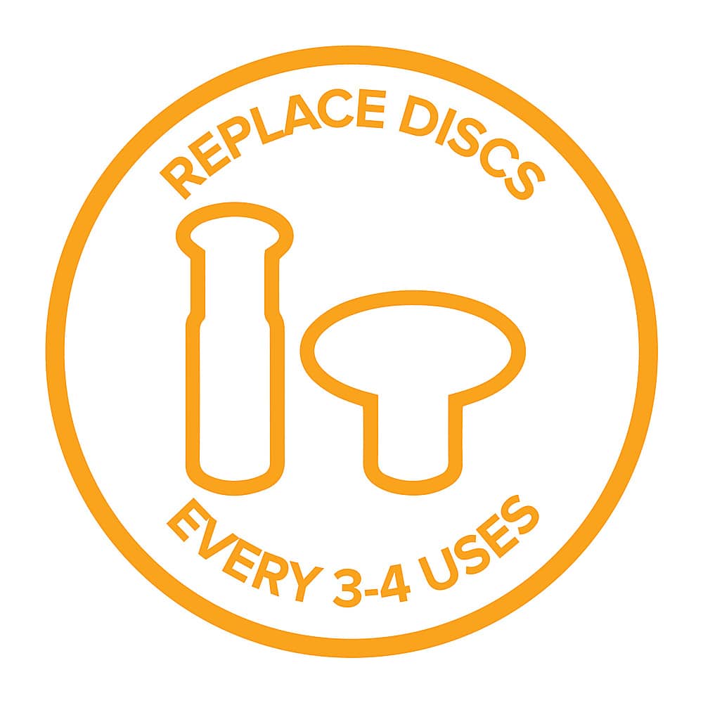 Replace Discs Every 3-4 Uses