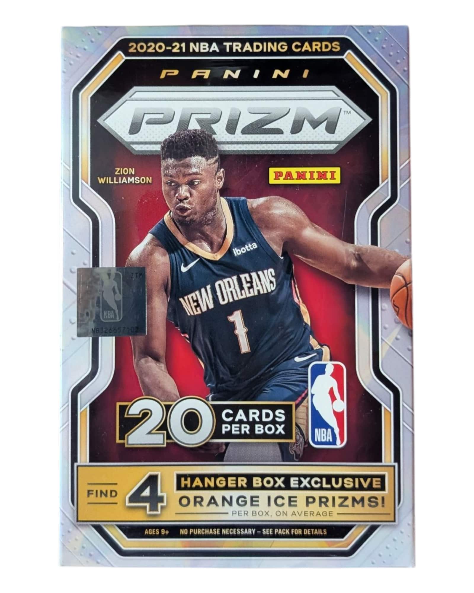 Panini - 2020-21 Prizm Basketball Hanger Box (Orange Ice Prizms)