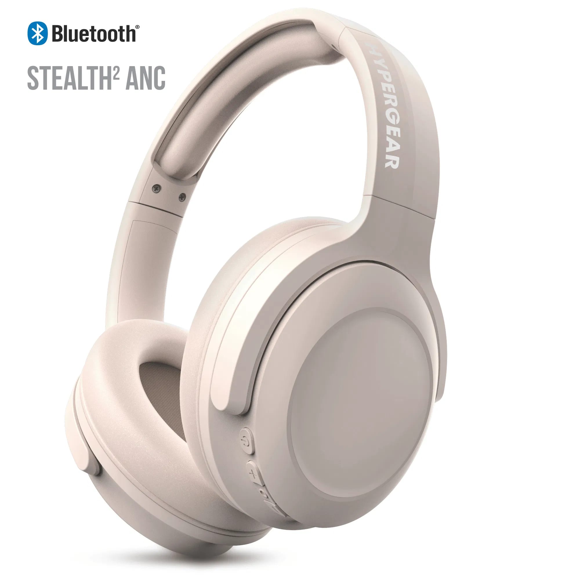 HyperGear - Stealth2 ANC Wireless Over-Ear Headphones - Bone
