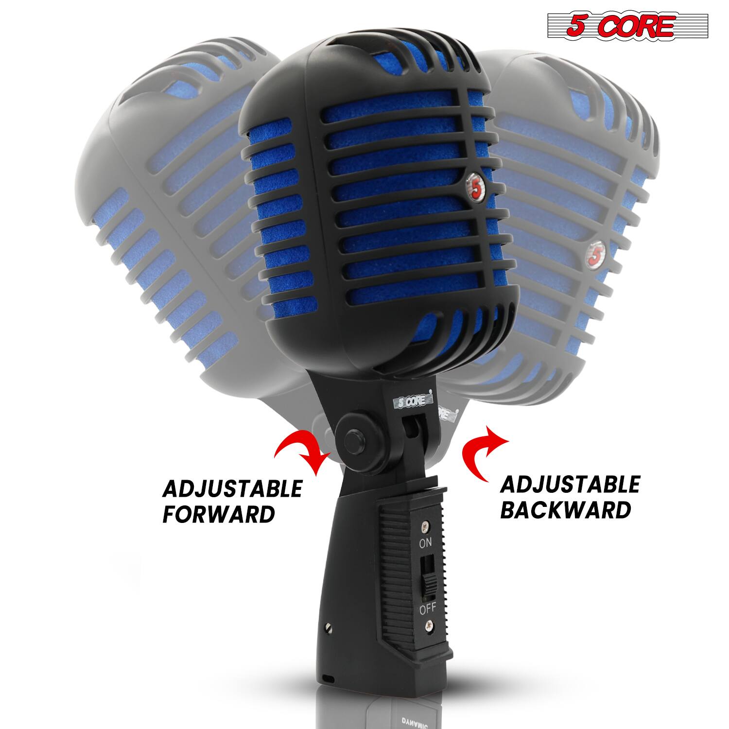 5 CORE

ADJUSTABLE FORWARD

ADJUSTABLE BACKWARD

ON

OFF