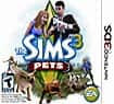 Front Detail. The Sims 3: Pets - Nintendo 3DS.