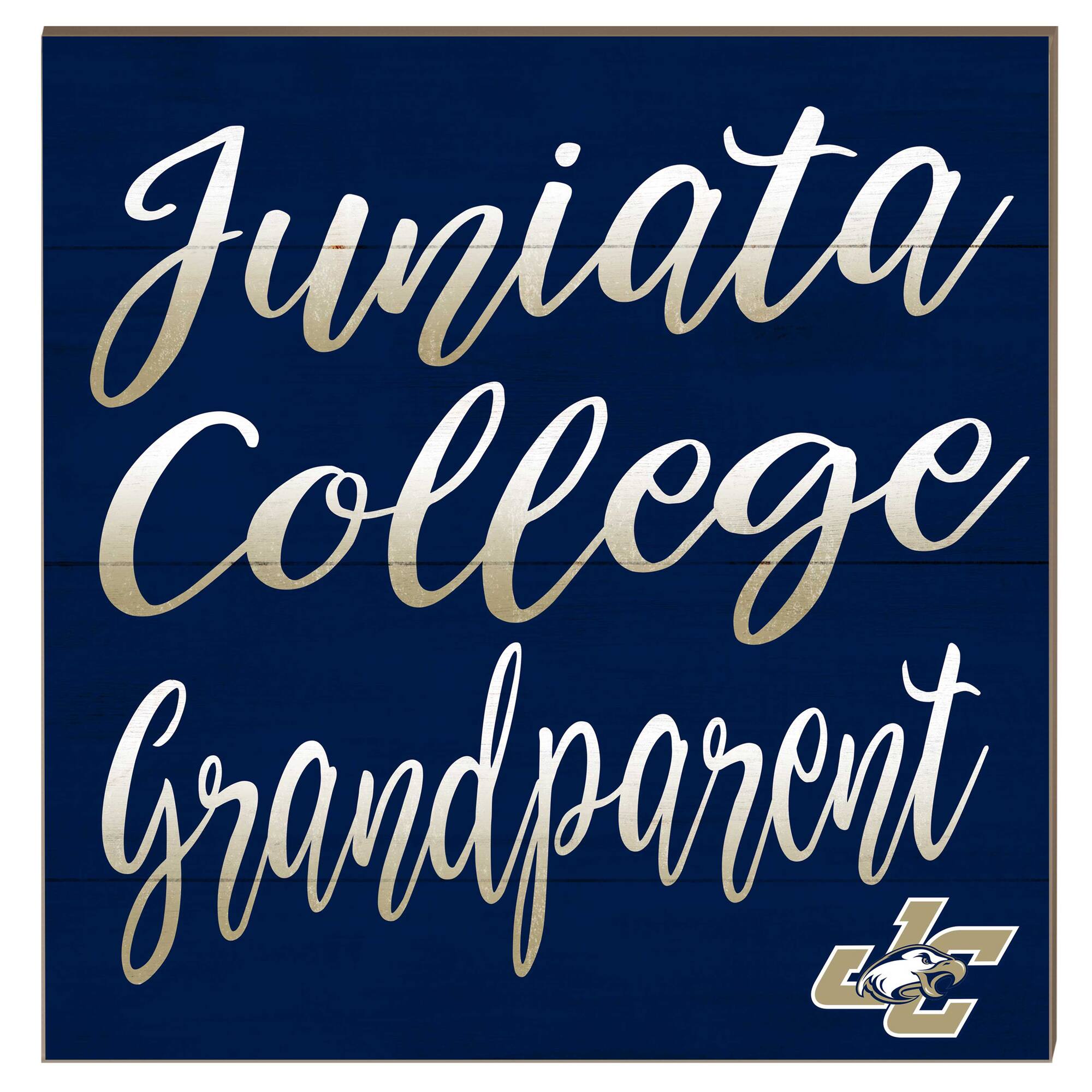 Jardine - Juniata Eagles 10" x 10" Grandparent Plaque - Navy