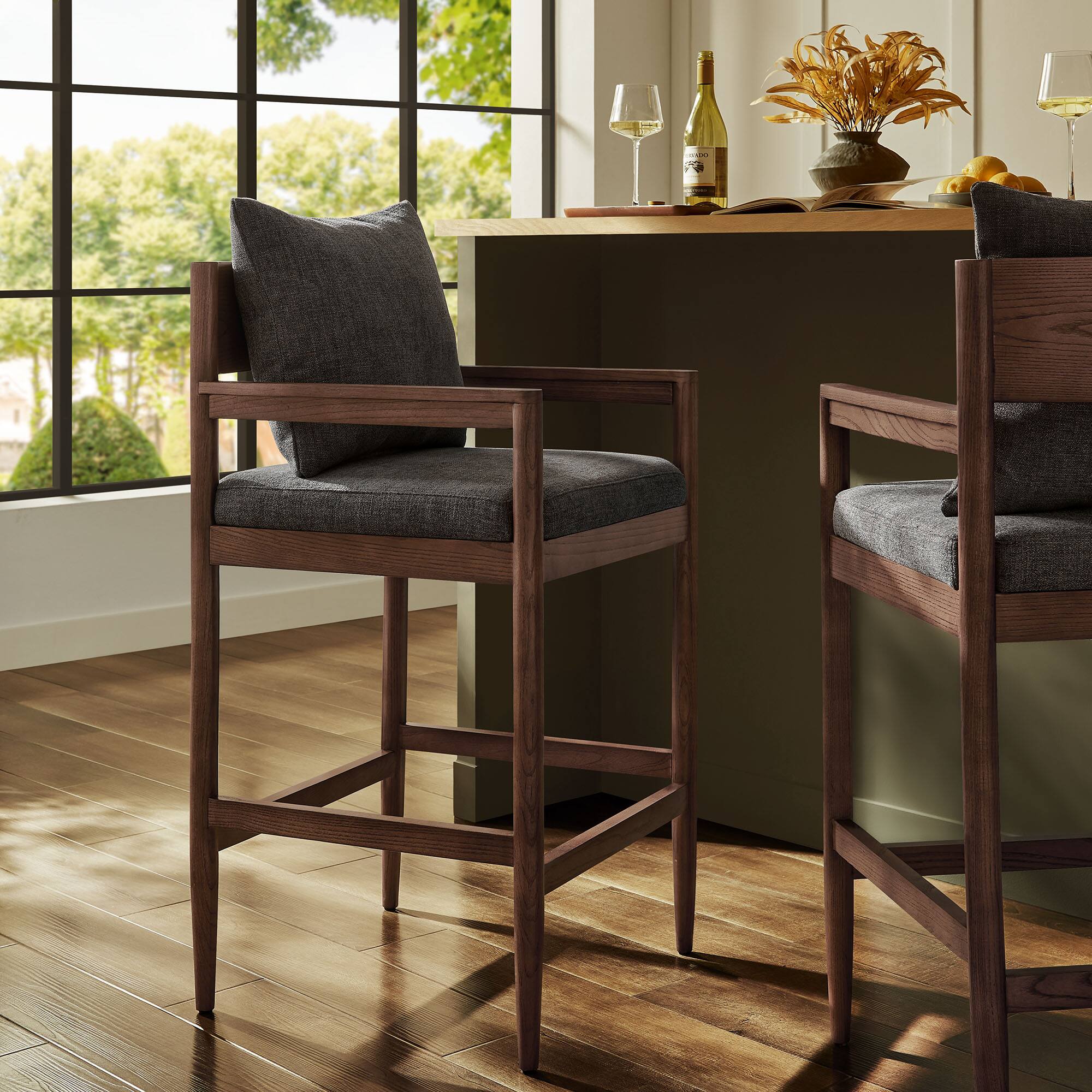 Alt View 4. Modway - Remington Wood Bar Stool by Modway - 0.