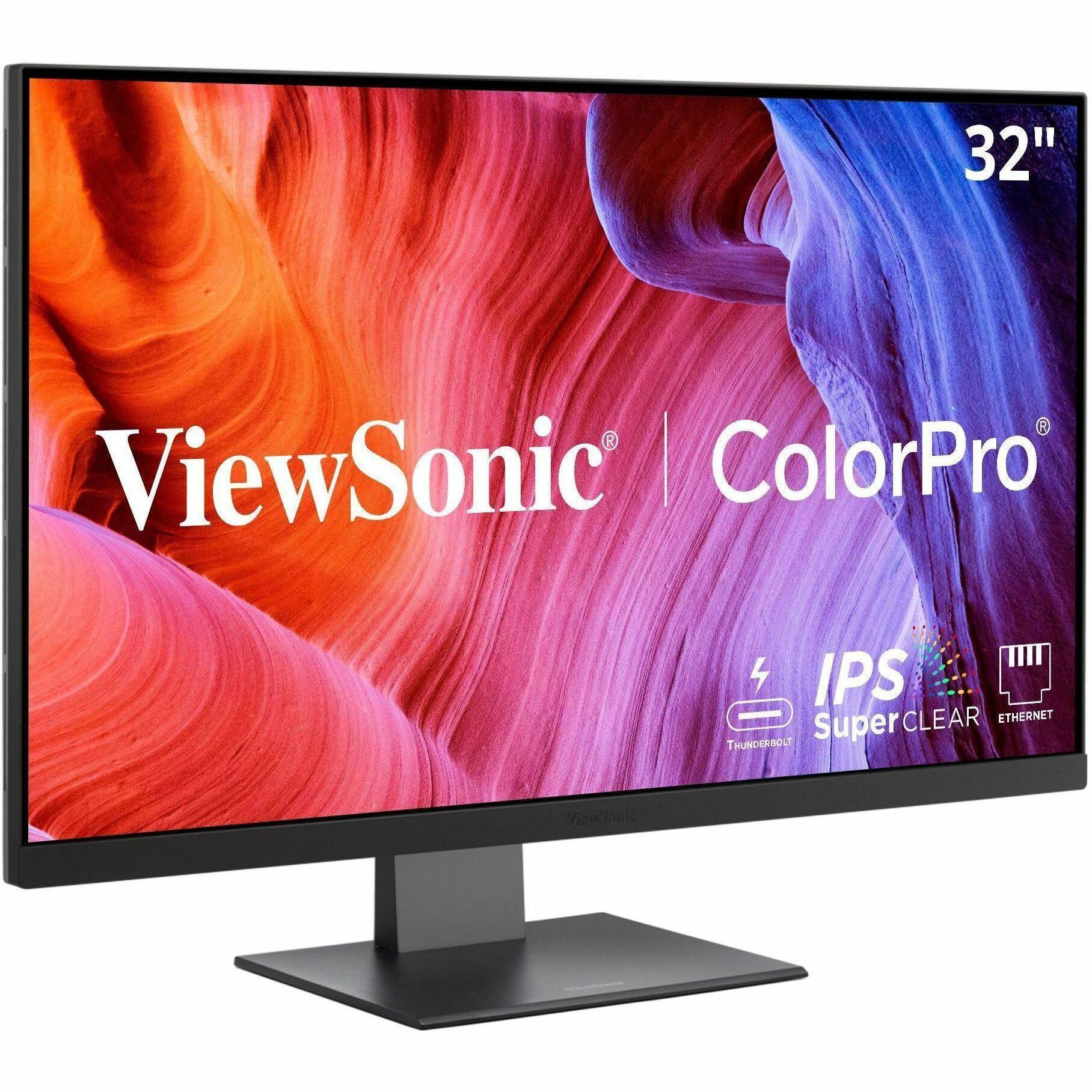 32" ViewSonic | ColorPro 4 IPS SuperCLEAR THUNDERBOLT ETHERNET