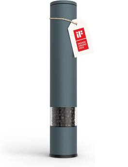 FINEAK - Stone Manual Salt and Pepper Mill with Adjustable Ceramic Grinder - Blue