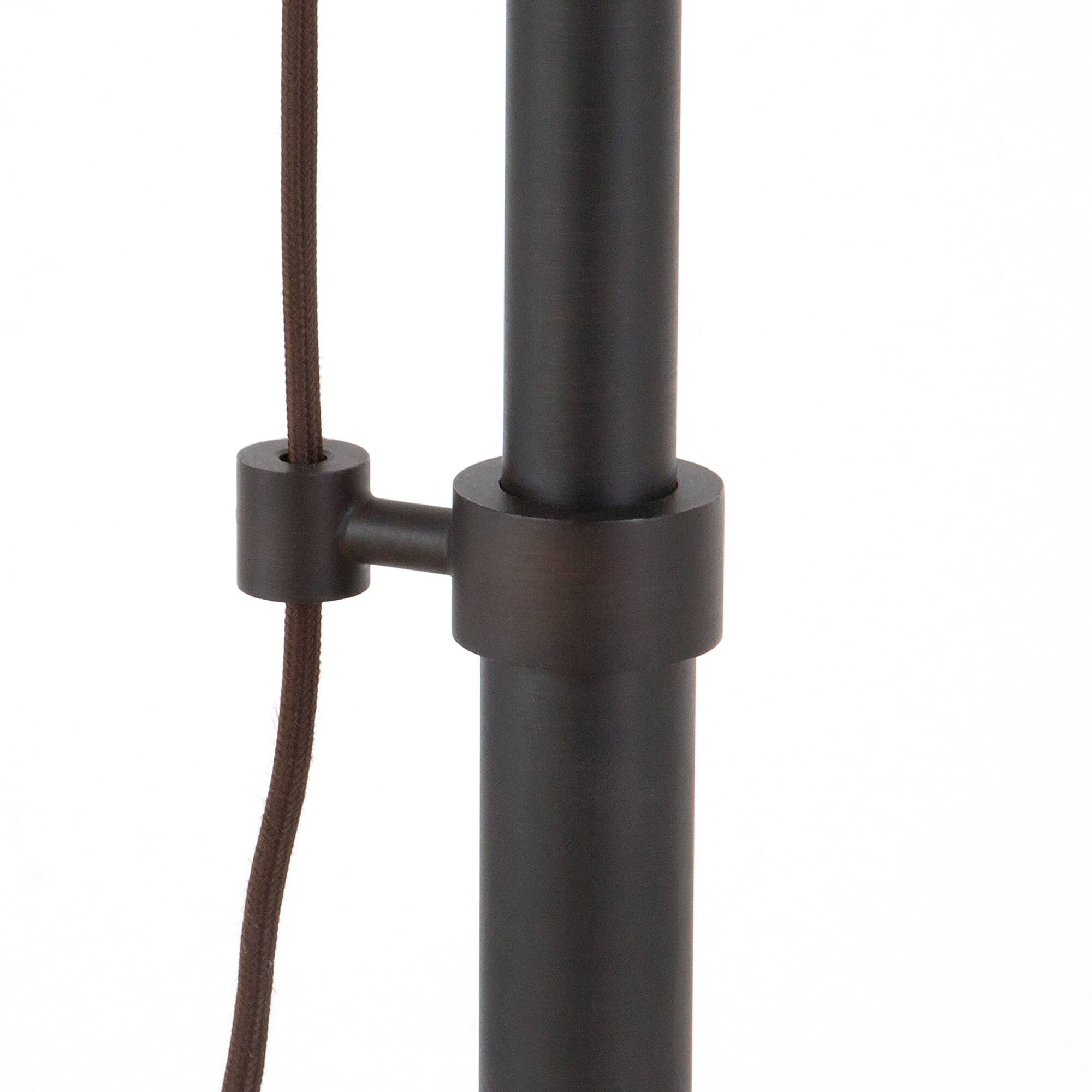 Alt View 18. Hudson&Canal - Descartes Table Lamp - Blackened Bronze.