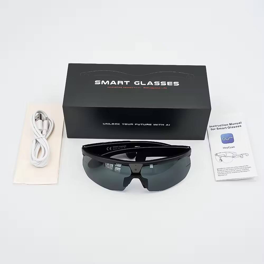 SMART GLASSES  
INNOVATING CONNECTIVITY, EMPOWERING LIFE  

UNLOCK YOUR FUTURE WITH AI  

Instruction Manual  
for Smart Glasses  

HeyCyan