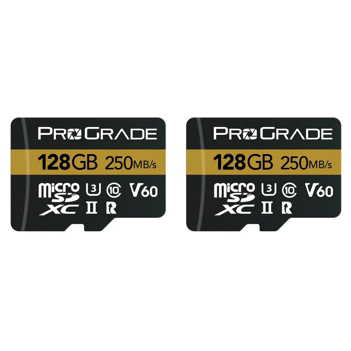 PROGRADE 128GB 250MB/s micro SDXC II R U3 V60