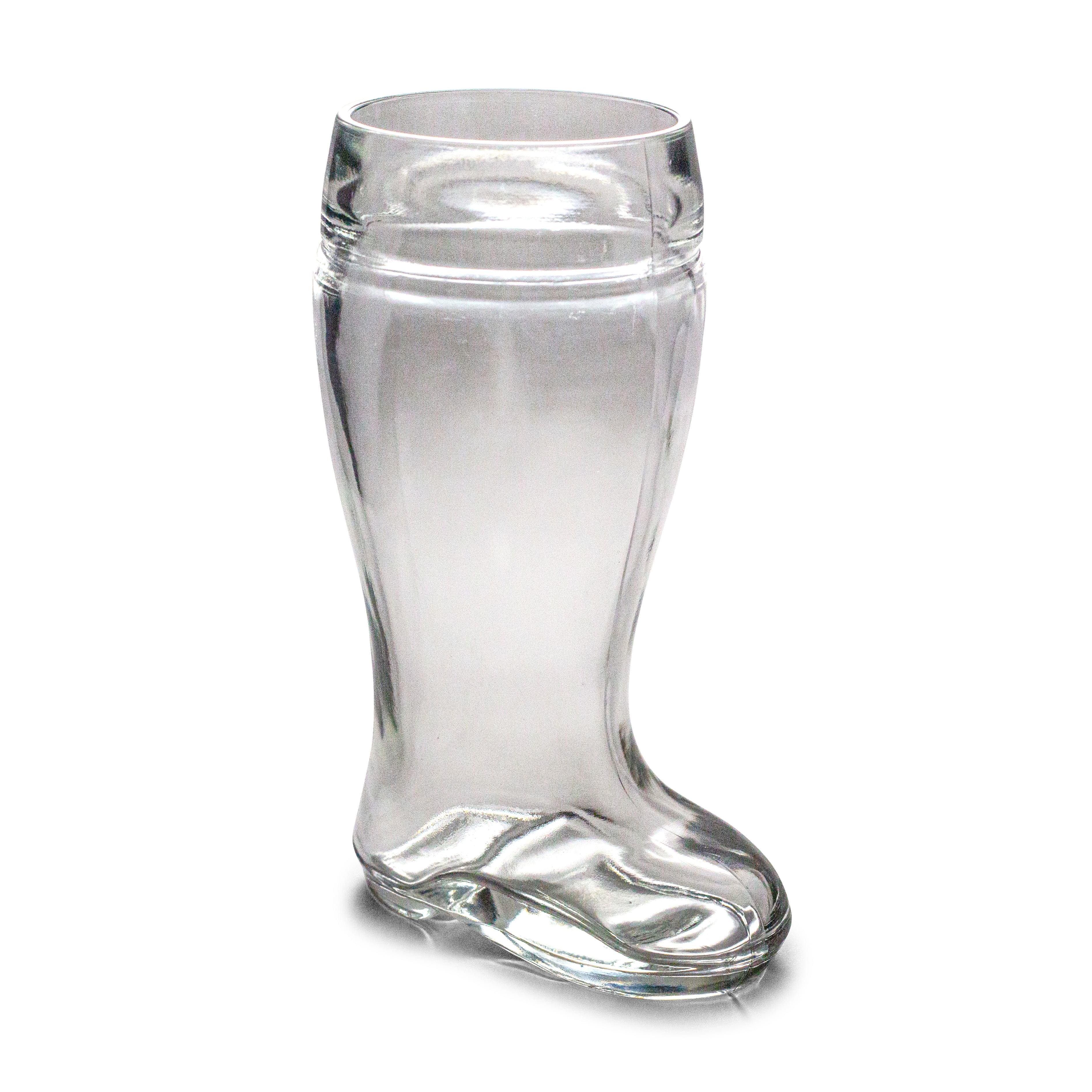 Silver Buffalo - Santa Claus Boot Sculpted Glass Cup | Holds 23 Ounces - Yellow price history on PriceWatchPro