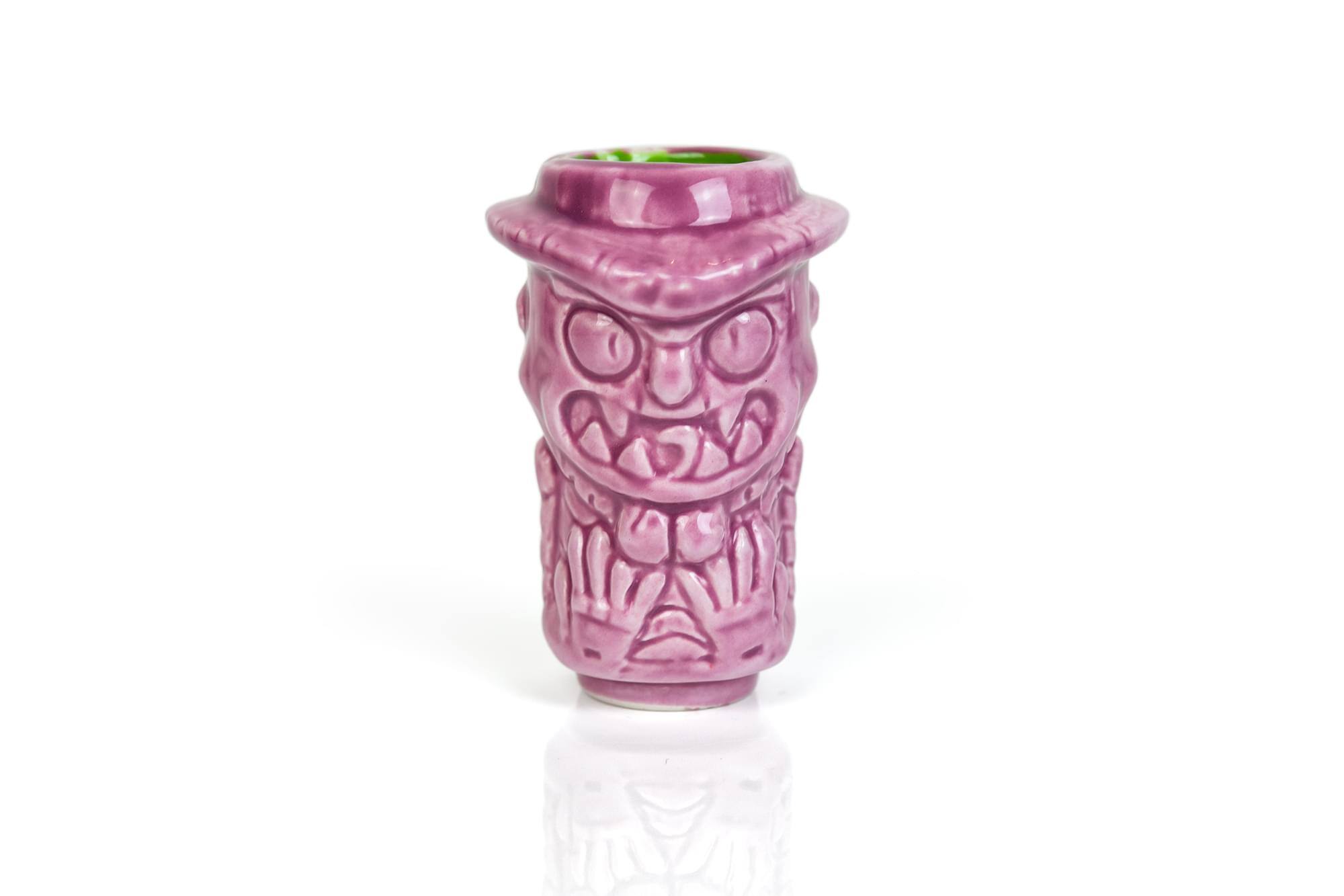 Alt View 1. ThinkGeek - Geeki Tikis Rick and Morty Scary Terry Mini Muglet | Holds 2 Ounces - Purple.