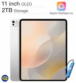 Apple - 11-inch iPad Pro M4 chip Built for Apple Intelligence Wi-Fi 2TB with OLED - IST HUB - IST HUB - Silver