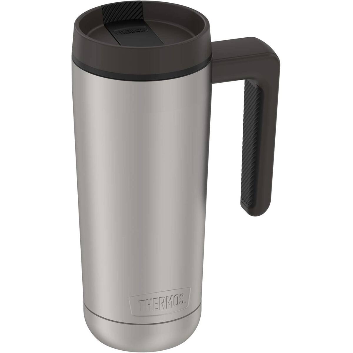 Alt View 1. Thermos - Thermos 18 oz. Alta Stainless Steel Mug - Matte Steel/Espresso Black - Matte Steel/Black.
