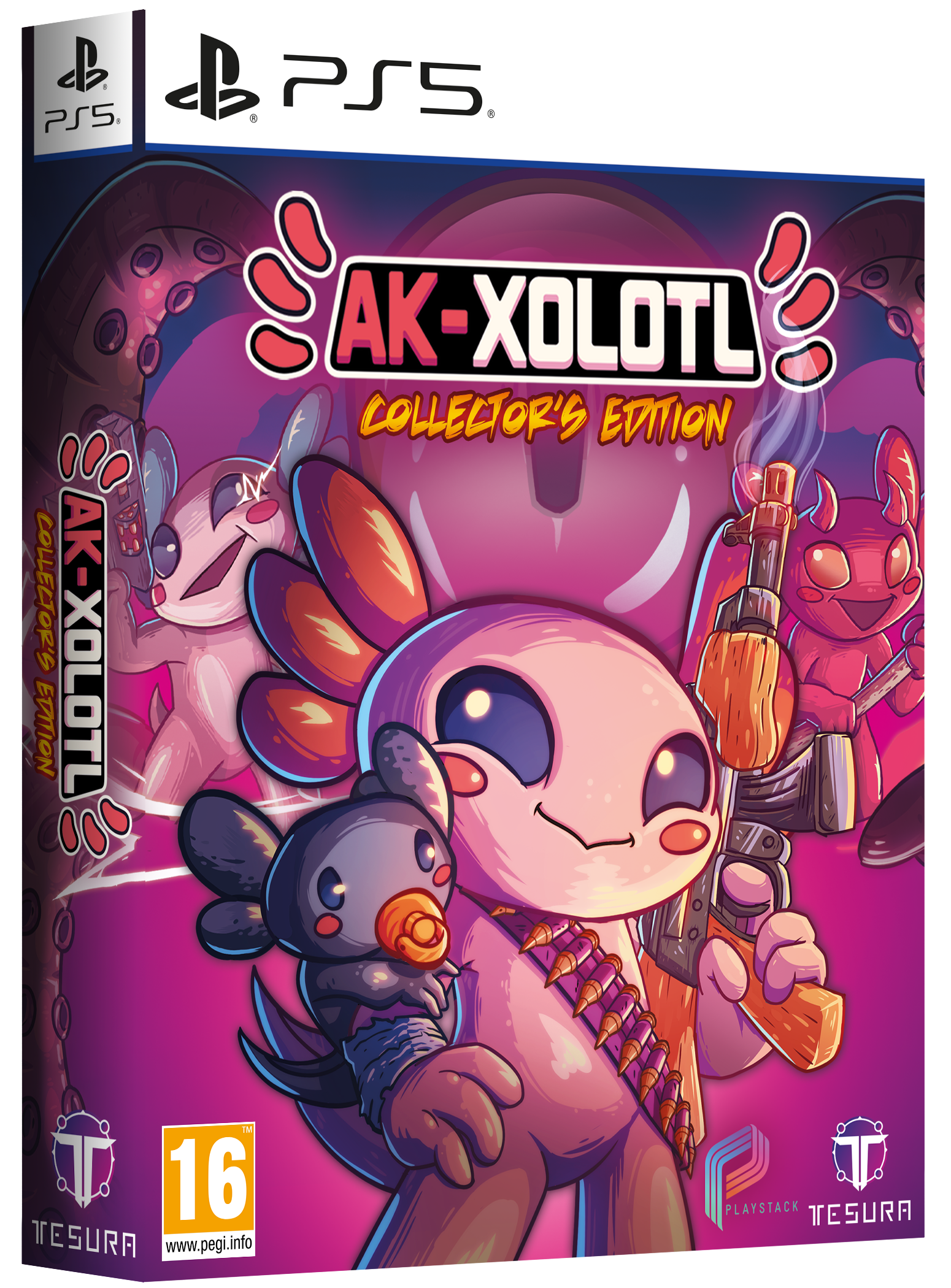 PS5  
AK-XOLOTL  
COLLECTOR'S EDITION  
16  
www.pegi.info  
TESURA  
PLAYSTACK