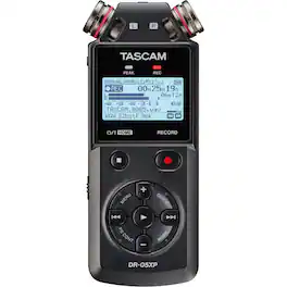 TASCAM - DR-05XP 32-Bit Float Portable Handheld Audio Recorder with USB-C Audio Interface