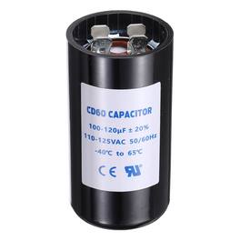 Unique Bargains - CD60 Capacitor 100-120 Mfd, 110-125 VAC Run Motor Start Capacitor 50/60Hz for Fan/Well Pump