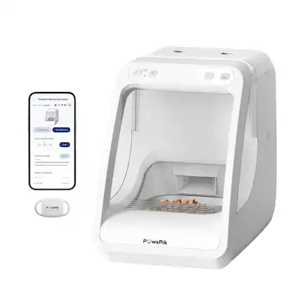 PawsPik Microchip Feeder
- Door Status: CLOSED
- Open Door
- Close Door
Quick Feed 1/4 Cup
1/8
1/4
3/8
Desiccant Bags
- Reset
Today's Schedule
07:20 AM
02:35 PM
PawsPik