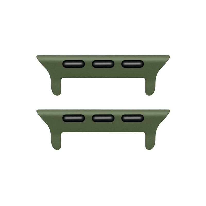 Alt View 2. Posh Tech - Silicone Band for Apple Watch - Wild Green.