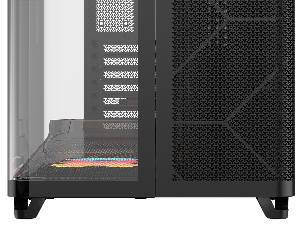 CORSAIR AIR 5400 LX R RGB iCUE Triple Chamber Mid Tower Case with