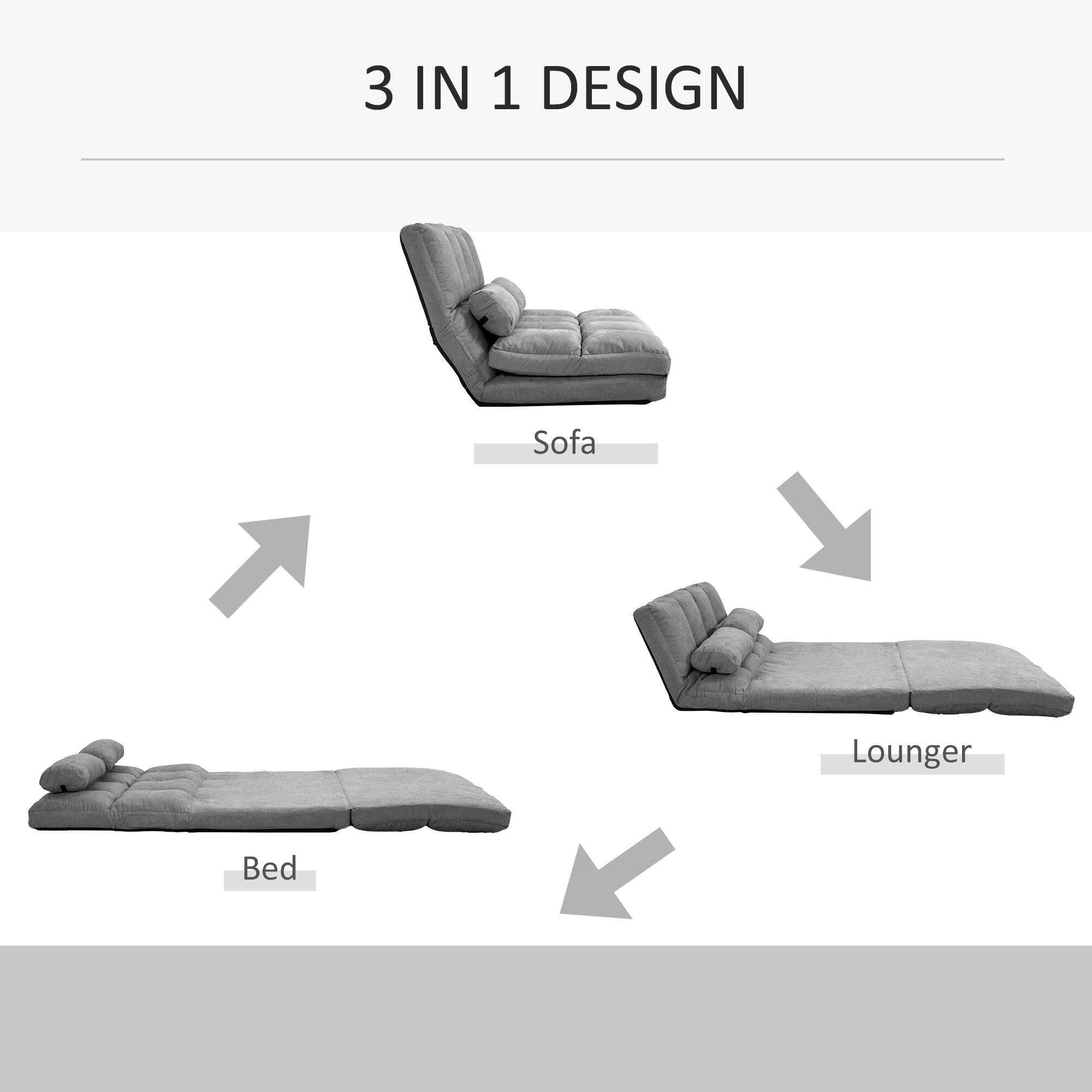 3 IN 1 DESIGN
Sofa
Lounger
Bed