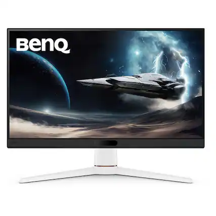 Front. BenQ - MOBIUZ EX251 24.5" FHD HDR 220 Hz Gaming Monitor 16:9 1ms 1000:1, FreeSync, Tilt, USB Hub & Speakers HDMI & DisplayPort - White.
