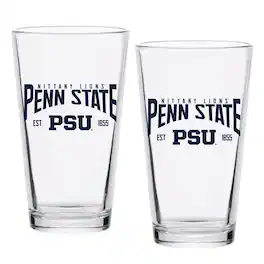 Indigo Falls - Penn State Nittany Lions 16oz. Established Pint Glass Two-Set - Multicolor