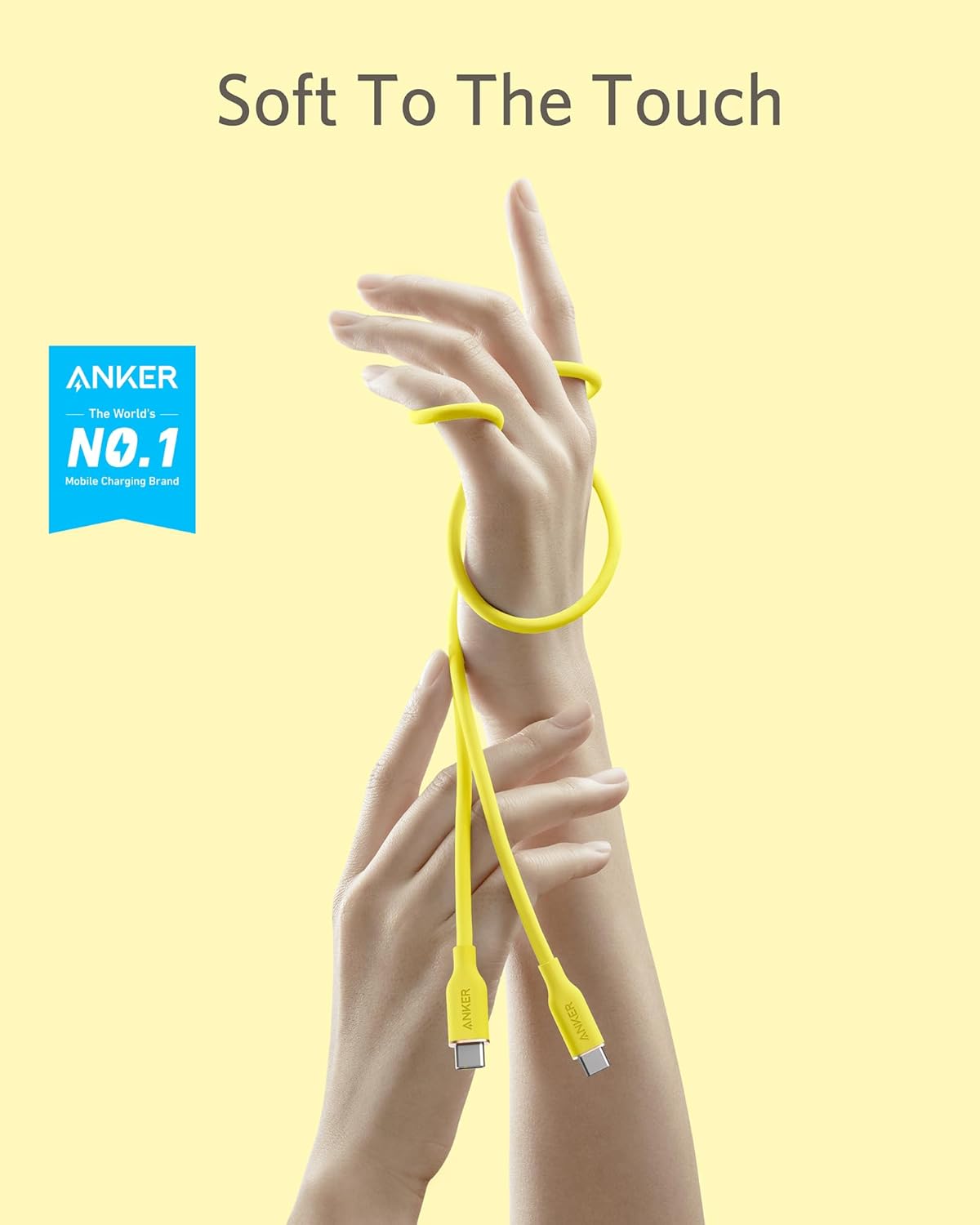 Soft To The Touch  
ANKER  
The World's NO.1 Mobile Charging Brand