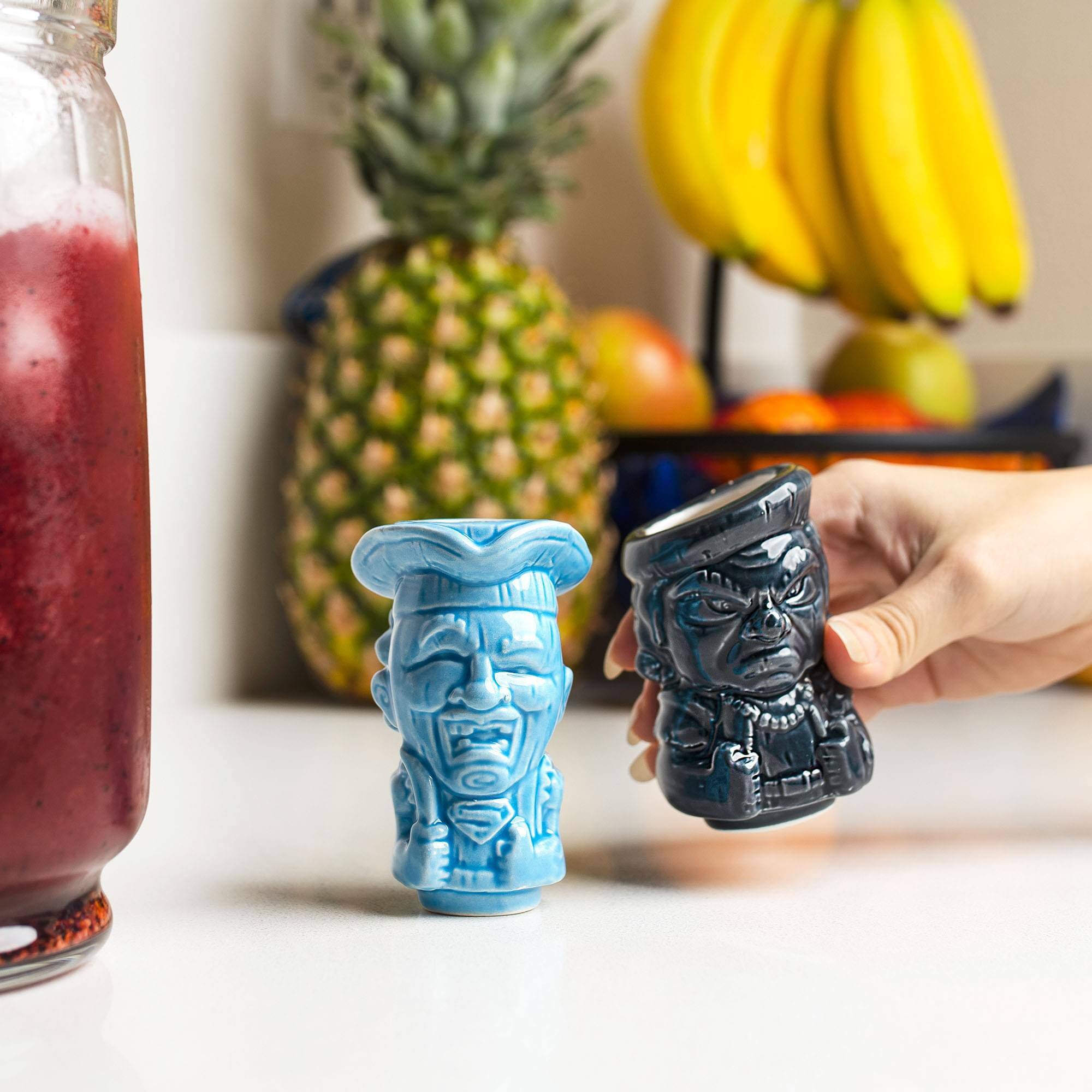 Alt View 2. ThinkGeek - Geeki Tikis The Goonies Mini Muglet 2-Pack | Mama Fratelli and Sloth - Blue.