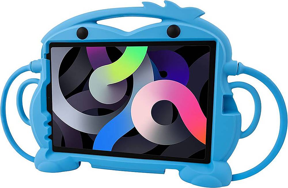 Left. SaharaCase - Monkey KidProof Case for Apple&#174; iPad&#174; Air 10.9" (4th Generation 2020 and 5th Generation 2022) - Blue.