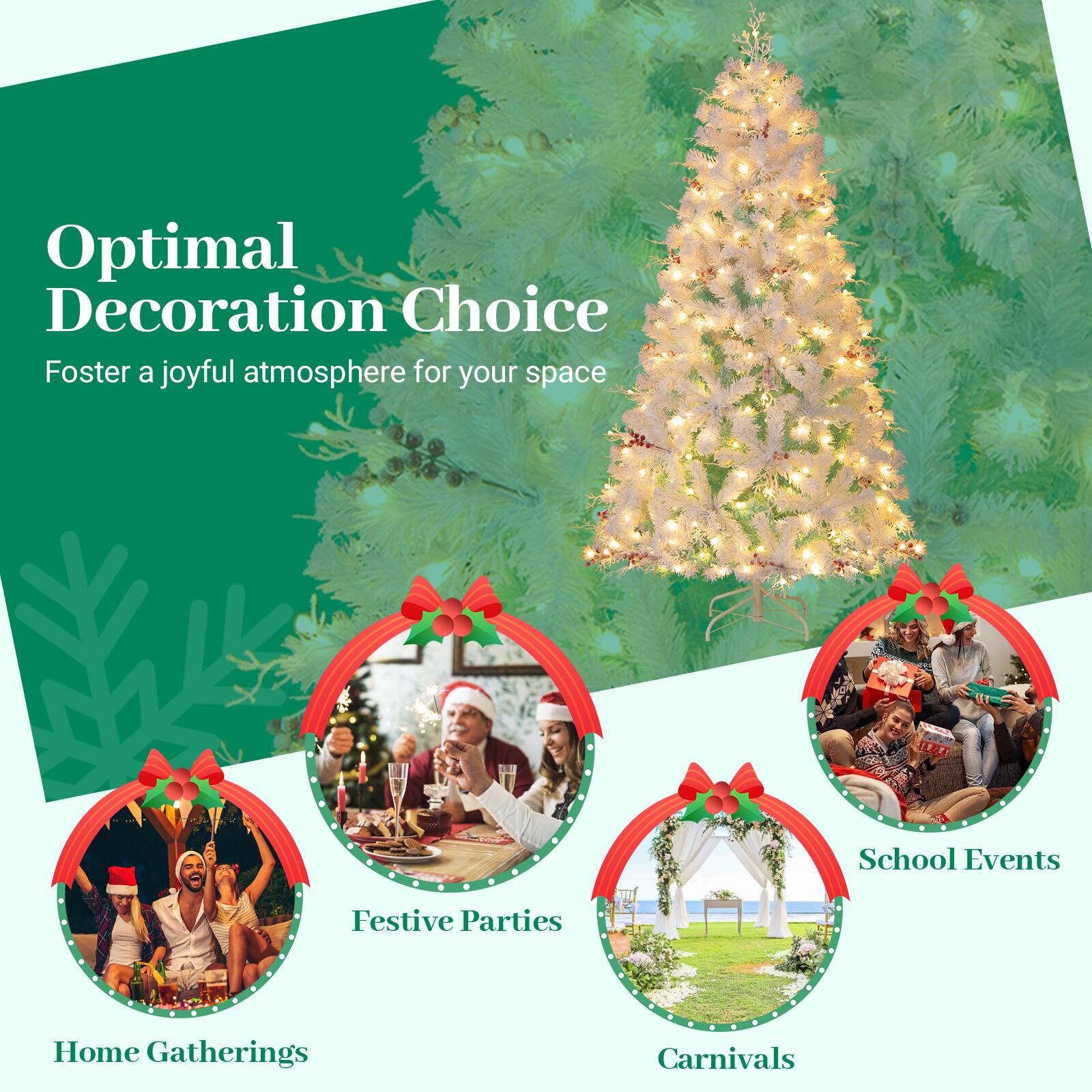 Optimal Decoration Choice  
Foster a joyful atmosphere for your space  

- Home Gatherings  
- Festive Parties  
- School Events  
- Carnivals