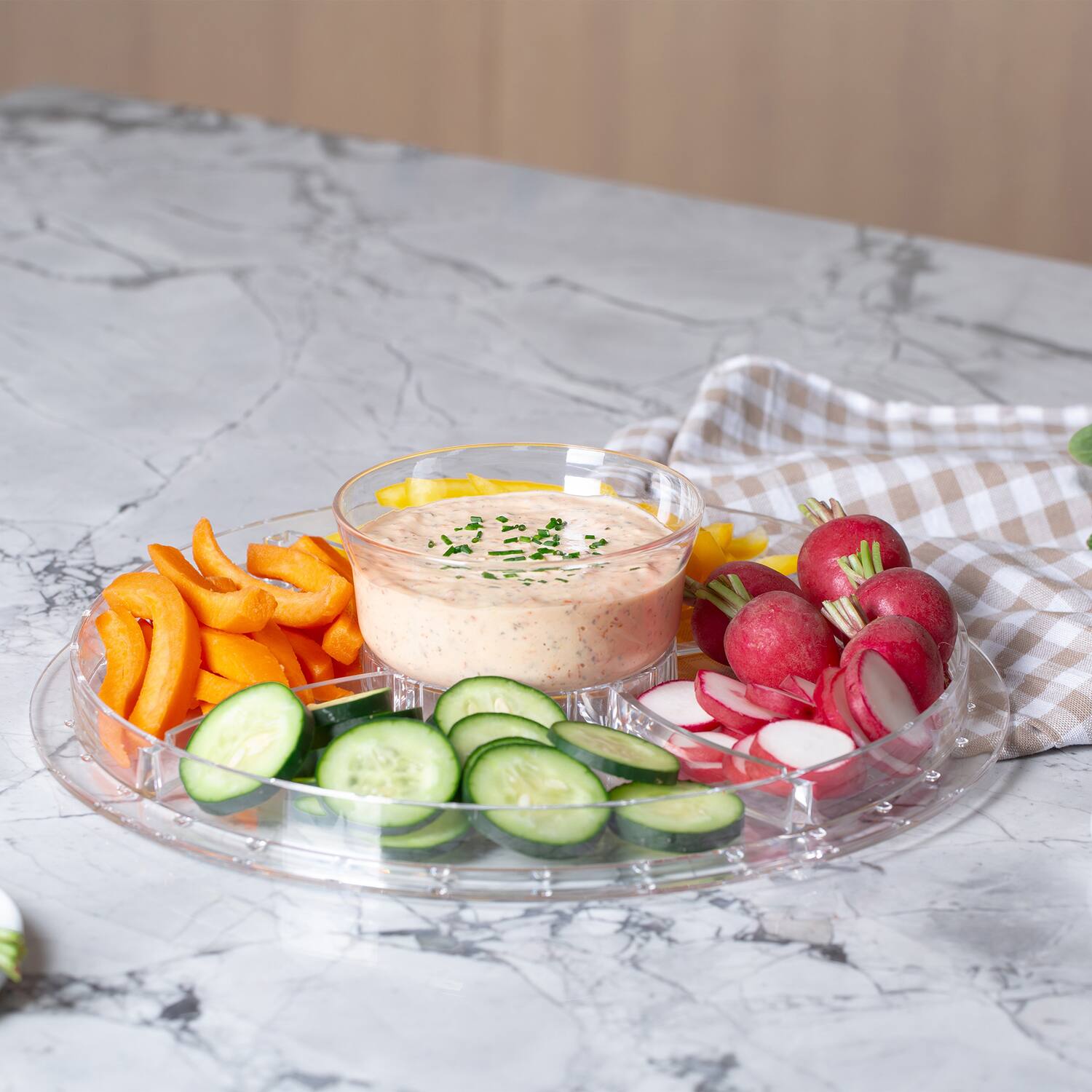 Alt View 2. Better Houseware - Better Houseware 885 Convertible 3-piece Clear-acrylic Cake Cover Set - clear.