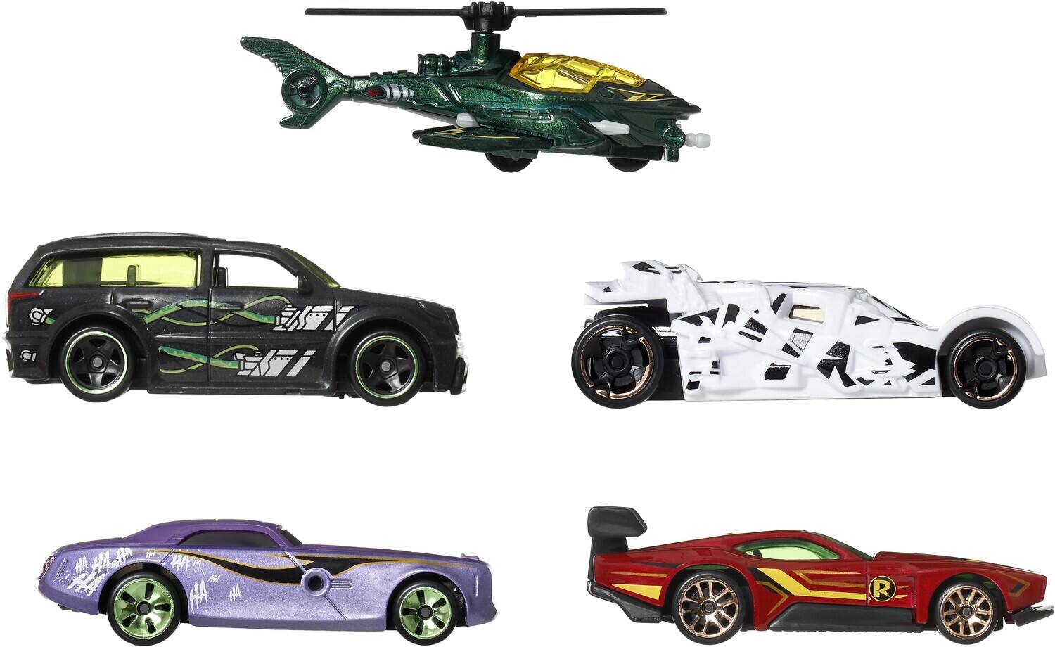 Alt View 4. Mattel - Mattel - Hot Wheels 1:64 Silver Series Batman 10-Piece S Assortment (DC)   - COLLECTIBLES - Multicolor.