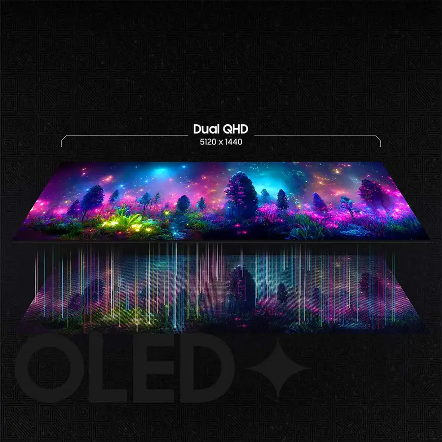 Dual QHD 5120 x 1440 OLED