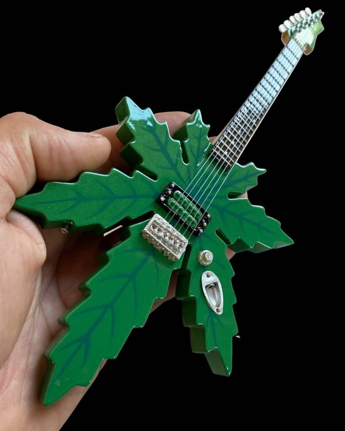 Axe Heaven - Cheech & Chong - Tommy Chong Cheech & Chong Sweet Leaf Mary Jane Mini Guitar Replica - Collectibles - Multicolor price history on PriceWatchPro