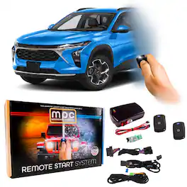 MPC - 1-Button Remote Starter For 2013-2024 Chevrolet Trax |GAS| Plugin T-Harness - Black