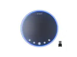 EMEET - OfficeCore M3 Bluetooth Speakerphone, 4-Mic 360° Pickup, 89dB, Full Duplex, Daisy-Chain - Black