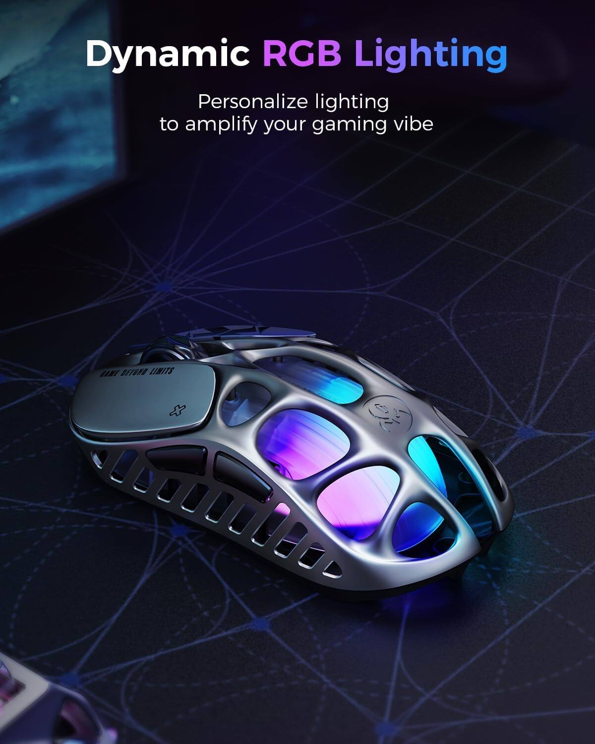 Dynamic RGB Lighting  
Personalize lighting to amplify your gaming vibe