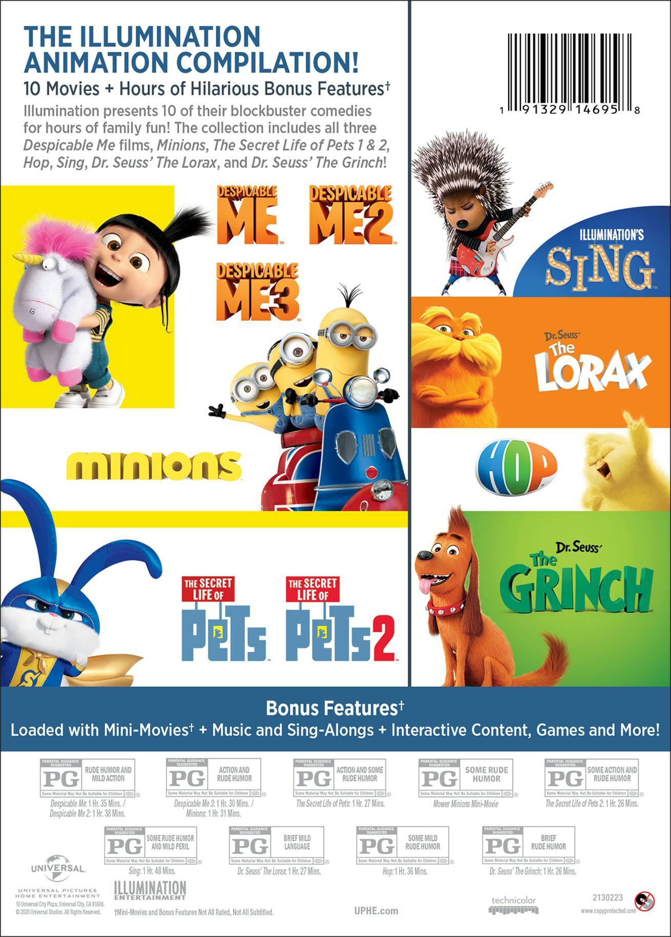 Illumination Presents: 10 Movie Collection (DVD Set) [DVD