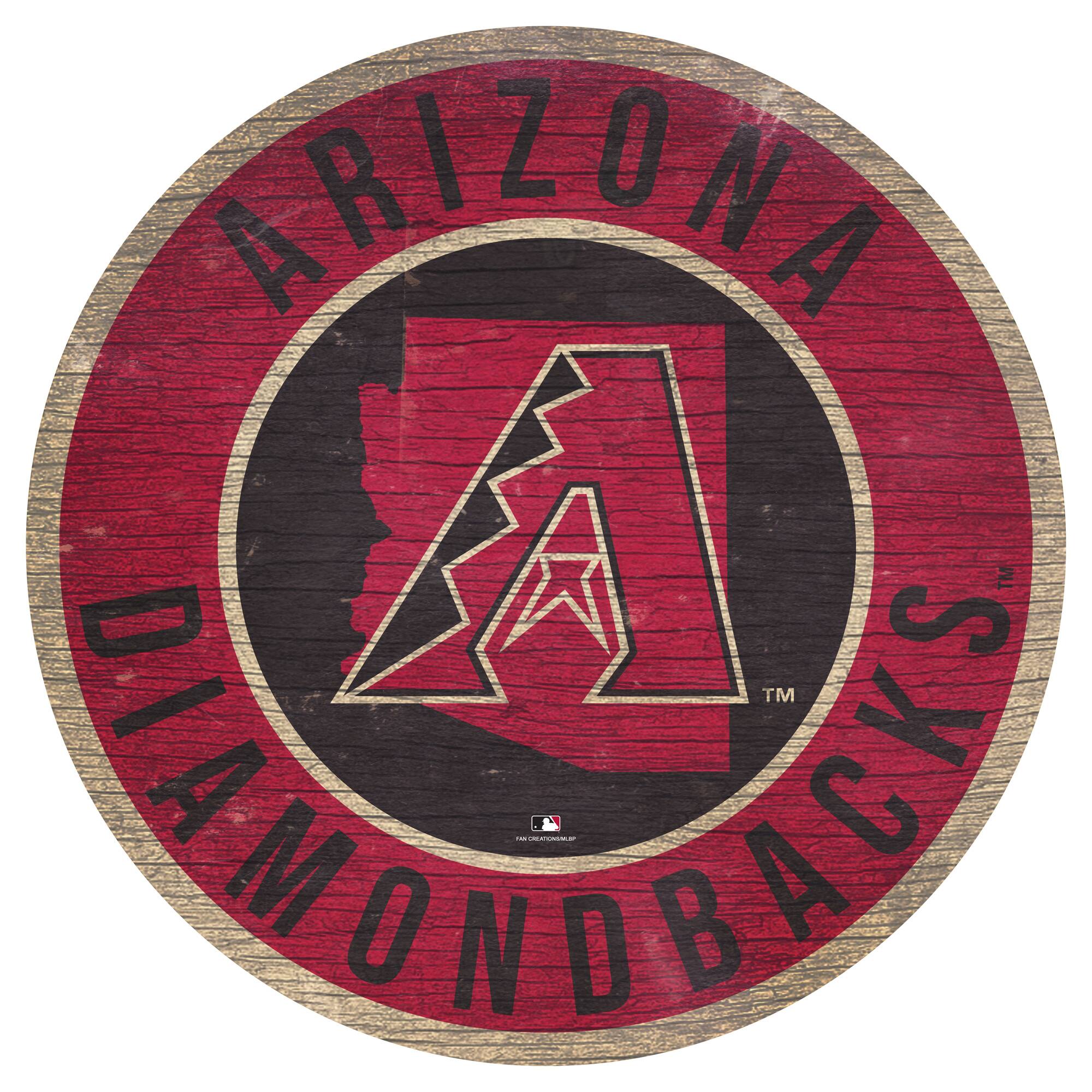 Arizona Diamondbacks 12'' x 12'' State Circle Sign
