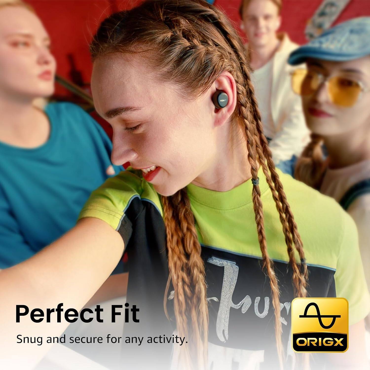 Perfect Fit  
Snug and secure for any activity.  
ORIGX