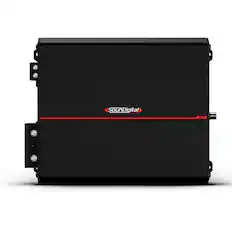 Front. SounDigital - SounDigital XP 5000.1 Monoblock 5000 watt RMS at 1 Ohm Amplifier - Black.