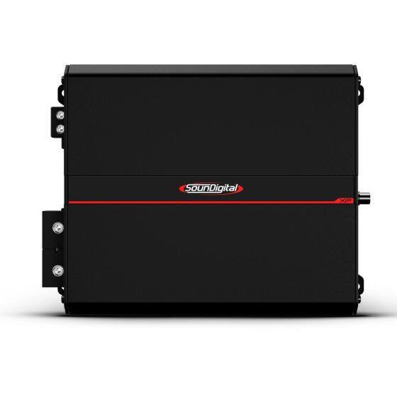 Front. SounDigital - Soundigital 5000.1 EVOX2  1 OHM 5000 Watt RMS 1 Channel Amplifier - Black.