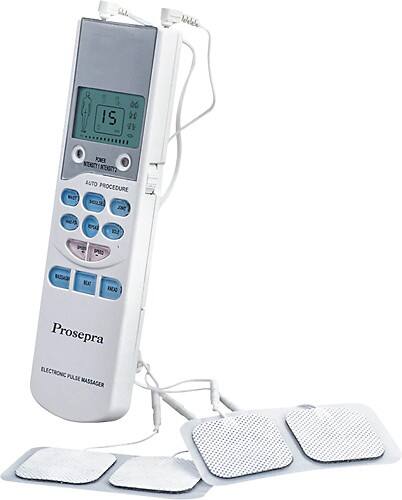 Front Standard. Prospera - Electronic Pulse Massager - White.