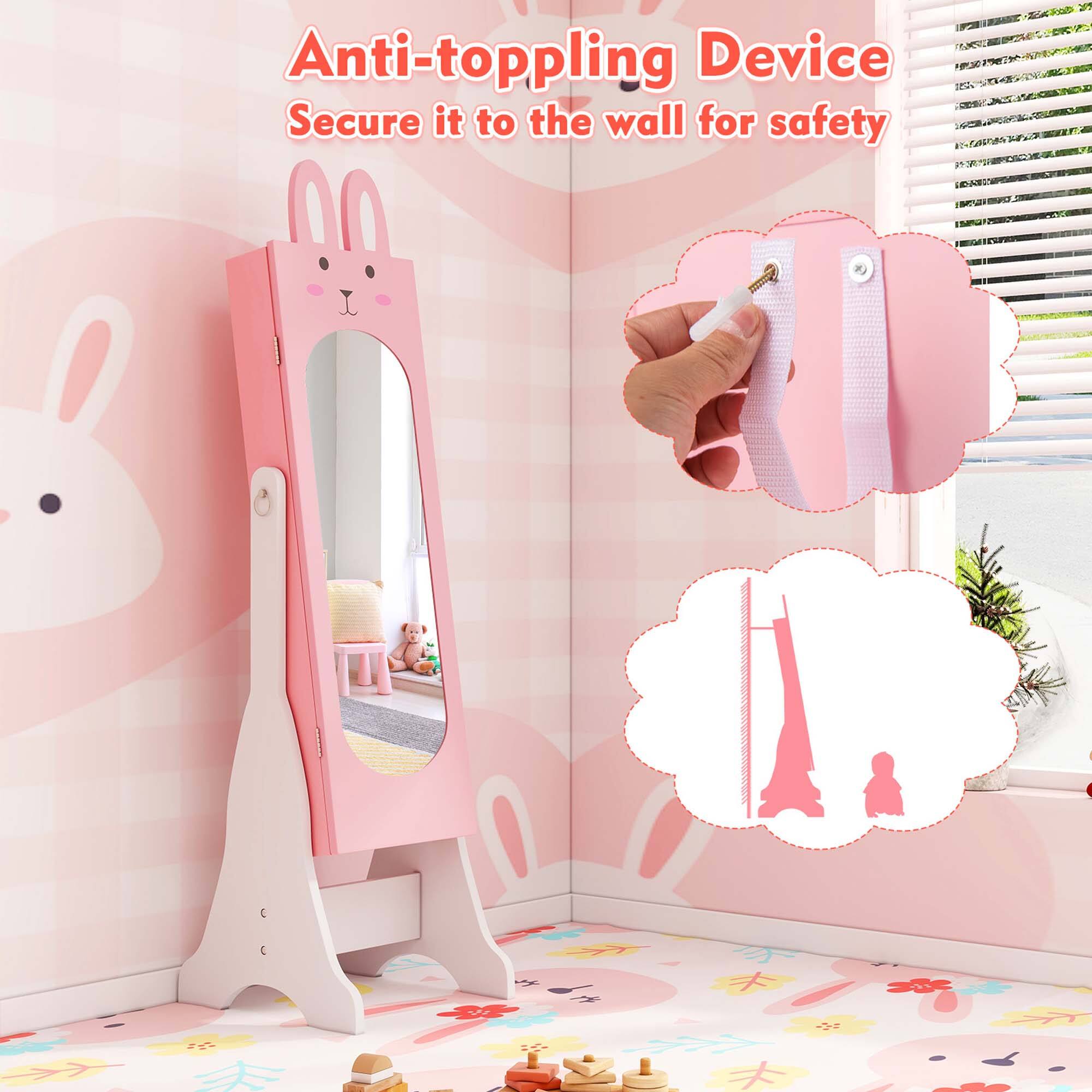 Anti-toppling Device
Secure it to the wall for safety