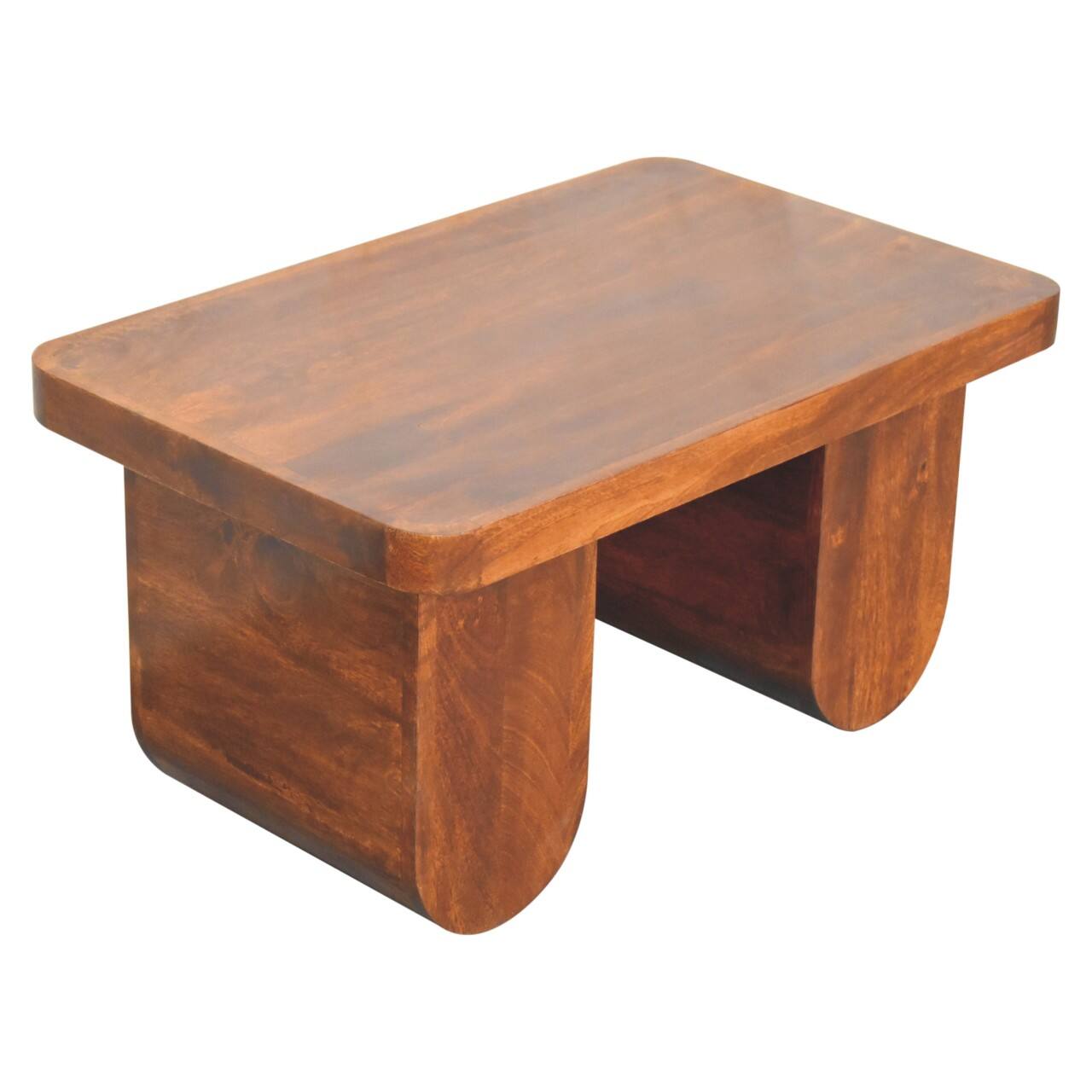 Alt View 2. Artisan Furniture - Chunky Chestnut Coffee Table - Brown.